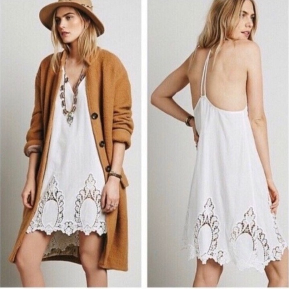 Free People Easy Livin’ slip dress in white 🤍